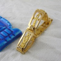 18K Gold Ankh key and Ancient Egypt’s Kings bracelet