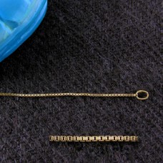 18K gold Box chain necklace.(Chains Collection)