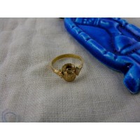 18k gold scarab ring with two lotus flowers (Rings Collection) 18k gold scarab ring with two lotus flowers (Rings Collection)