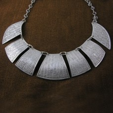 Egyptian hieroglyphic silver necklaces