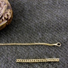 Gold Pave Curb (Cuban) Chain (Chains Collection)