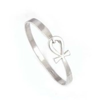 Silver ankh key bracelet Silver ankh key bracelet