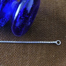 Silver Box chain necklace. (Chains Collection)