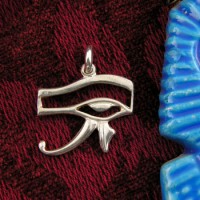 silver Eye of Horus pendant (jewelry gifts)  