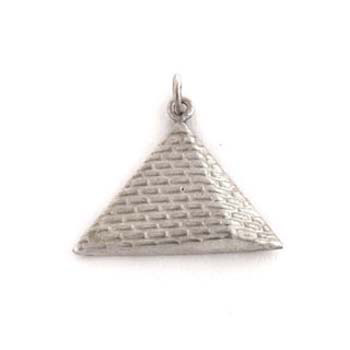 Silver great pyramid of Khufu pendant (jewelry gifts)