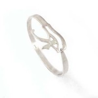 Silver Horus Eye bangle Silver Horus Eye bangle