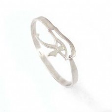Silver Horus Eye bangle