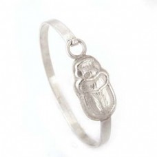 Silver Scarab bracelet