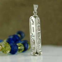 Silver Solid three sides Cartouche Silver Solid three sides Cartouche