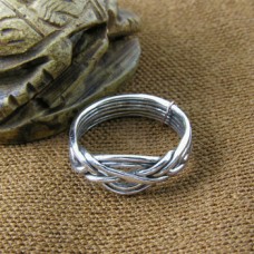 Silver thin Knot ring (Rings Collection)